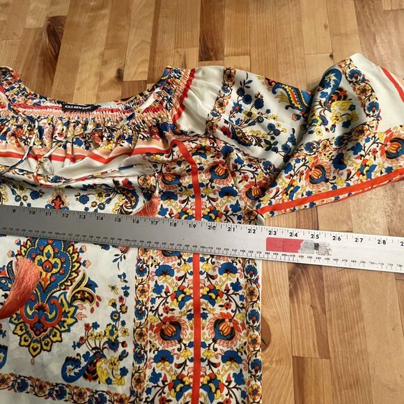 Anthropologie KAS Top Pullover Boho Tunic Peasant Blouse Womens XS EUC - Picture 8 of 9